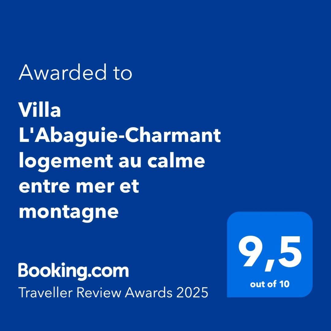 Villa L'Abaguie-Charmant Logement Au Calme Entre Mer Et Montagne カーニュ・シュル・メール エクステリア 写真